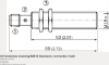 Picture of Ind.andur IME, M18, Sn=8mm, Shielded, PNP-NC, kere 69mm, pistik M12 4-pin, SICK